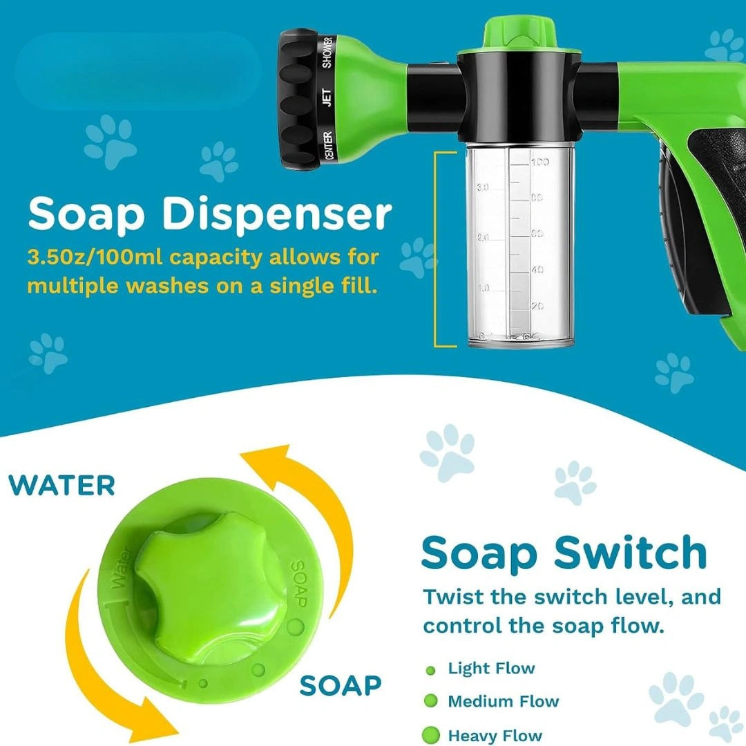 Washing Hose Attachment with Soap Dispenser