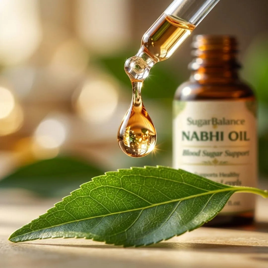 Sugar Balance Nabhi Oil complete product and packaging