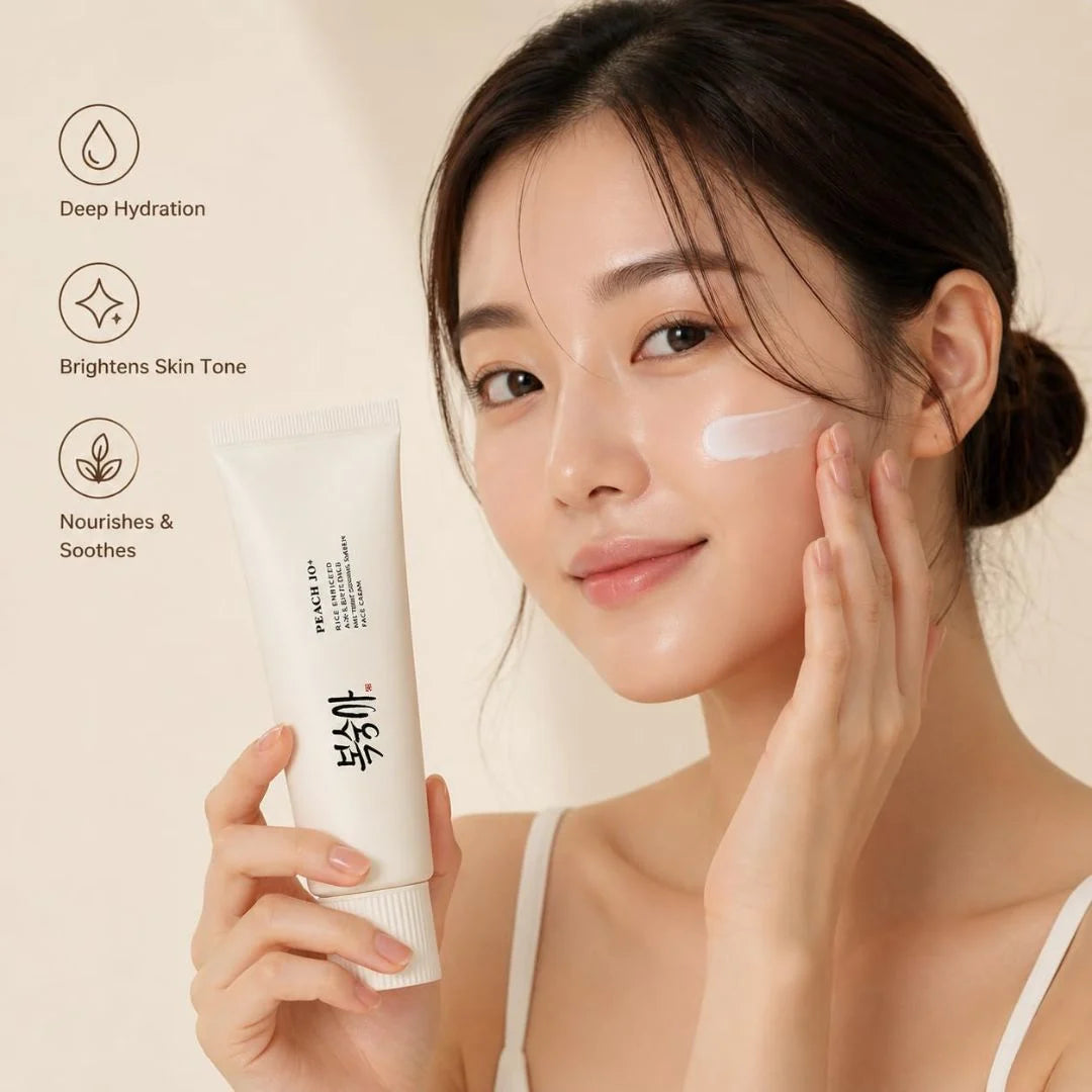 Korean Rice Sunscreen SPF 50+ Broad Spectrum