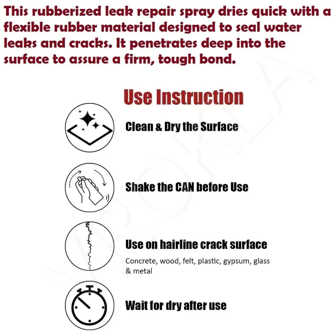 Waterproof Sealant for Roof & Leak Repair