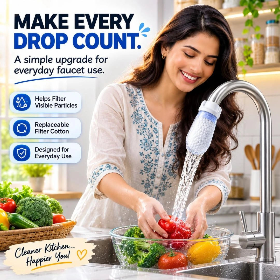 Universal Faucet Water Filter Cotton Bags(Pcs 10)