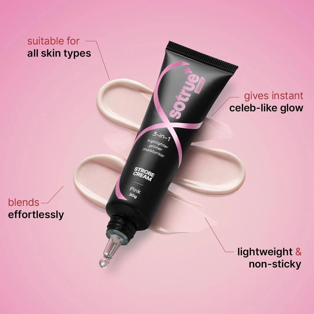 Sotrue Strobe Cream Pink, 30g