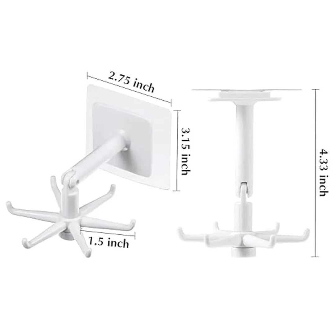 Multi-Purpose Hooks with 360-Degree Rotation