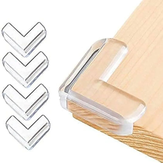 L Shape Corner Protector Transparent Silicone
