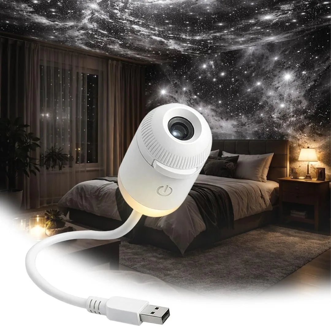 2-in-1 Galaxy Projector Night Light