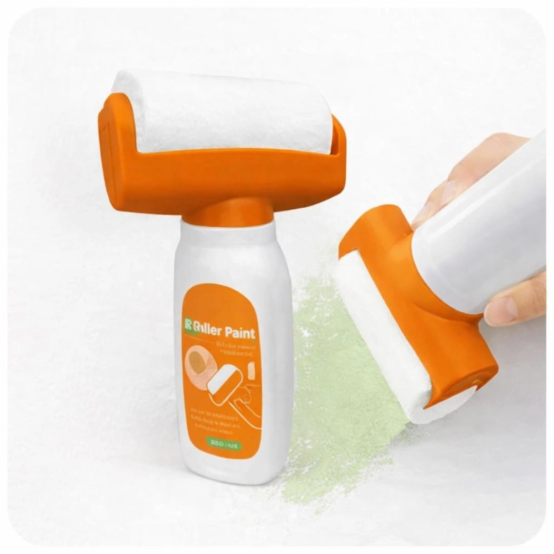 Wall Paint Roller Brush with Built-in Paint Reservoir