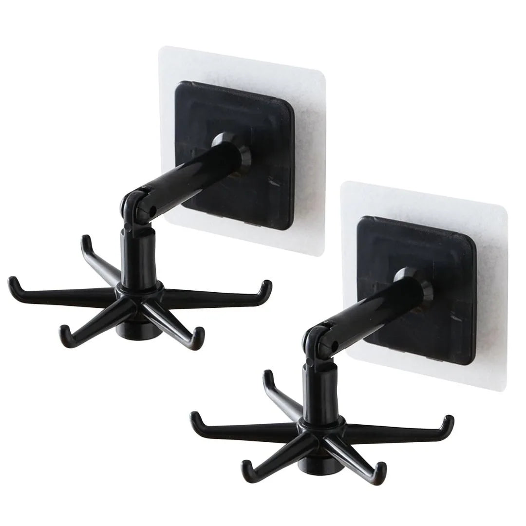 Multi-Purpose Hooks with 360-Degree Rotation