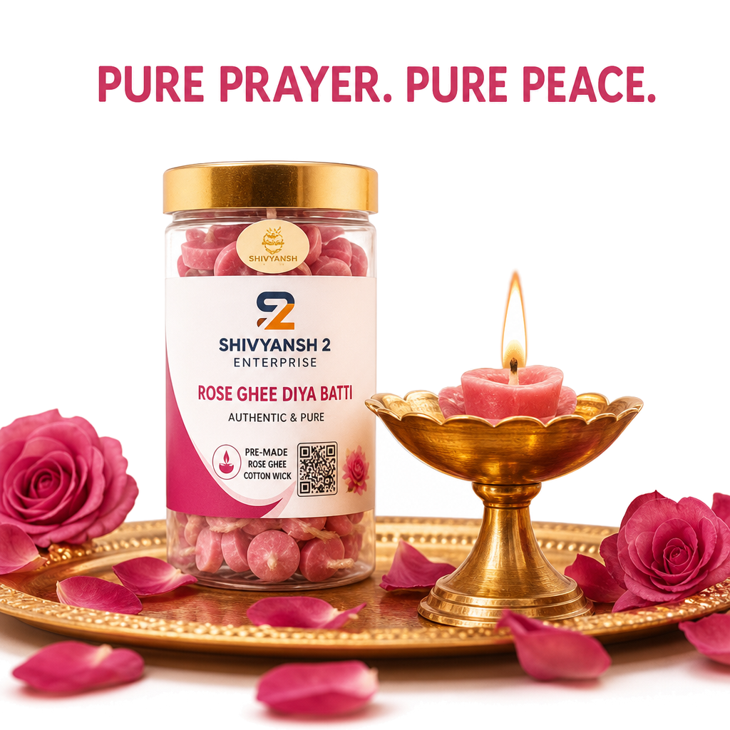 Rose Ghee Diya Batti