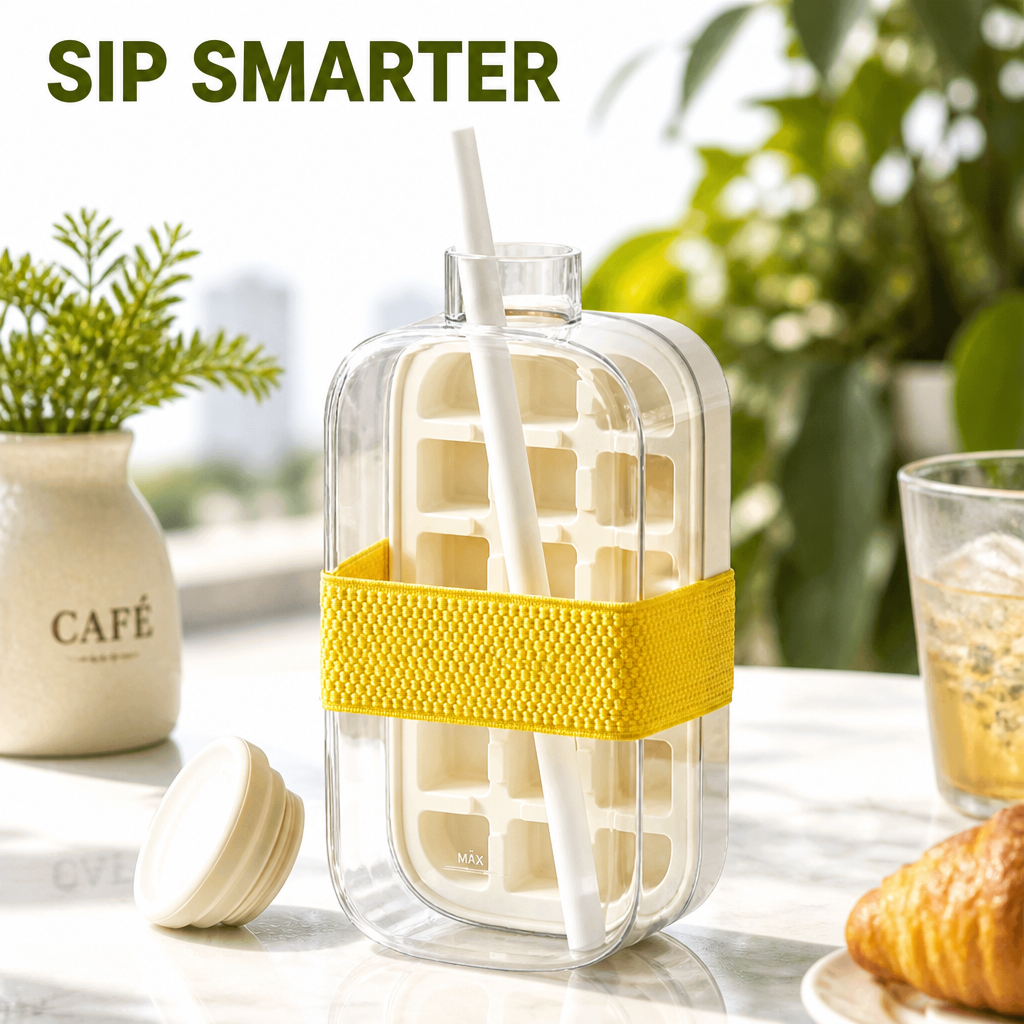 Ice Cube Water Bottle