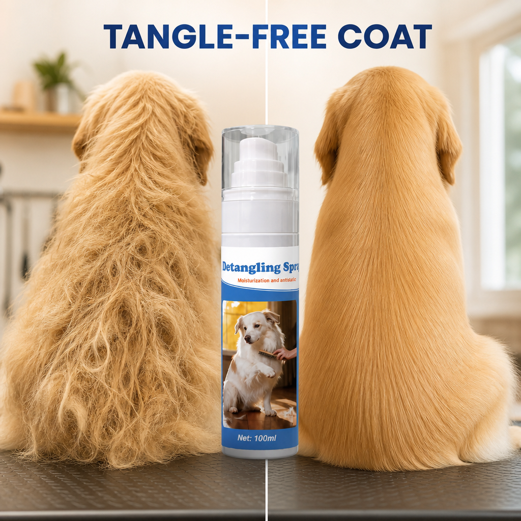 Pet Hair Detangling and Grooming Spray