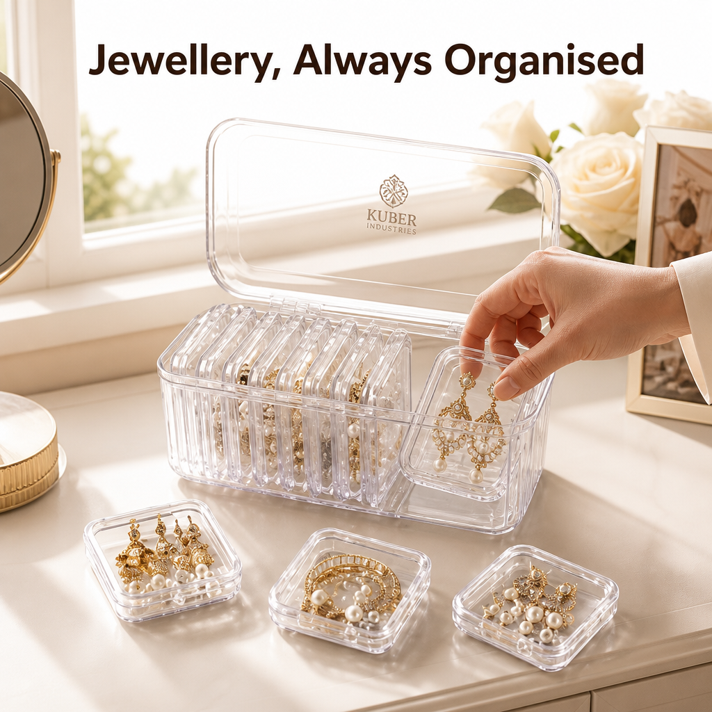 Clear Jewelry Organizer Box