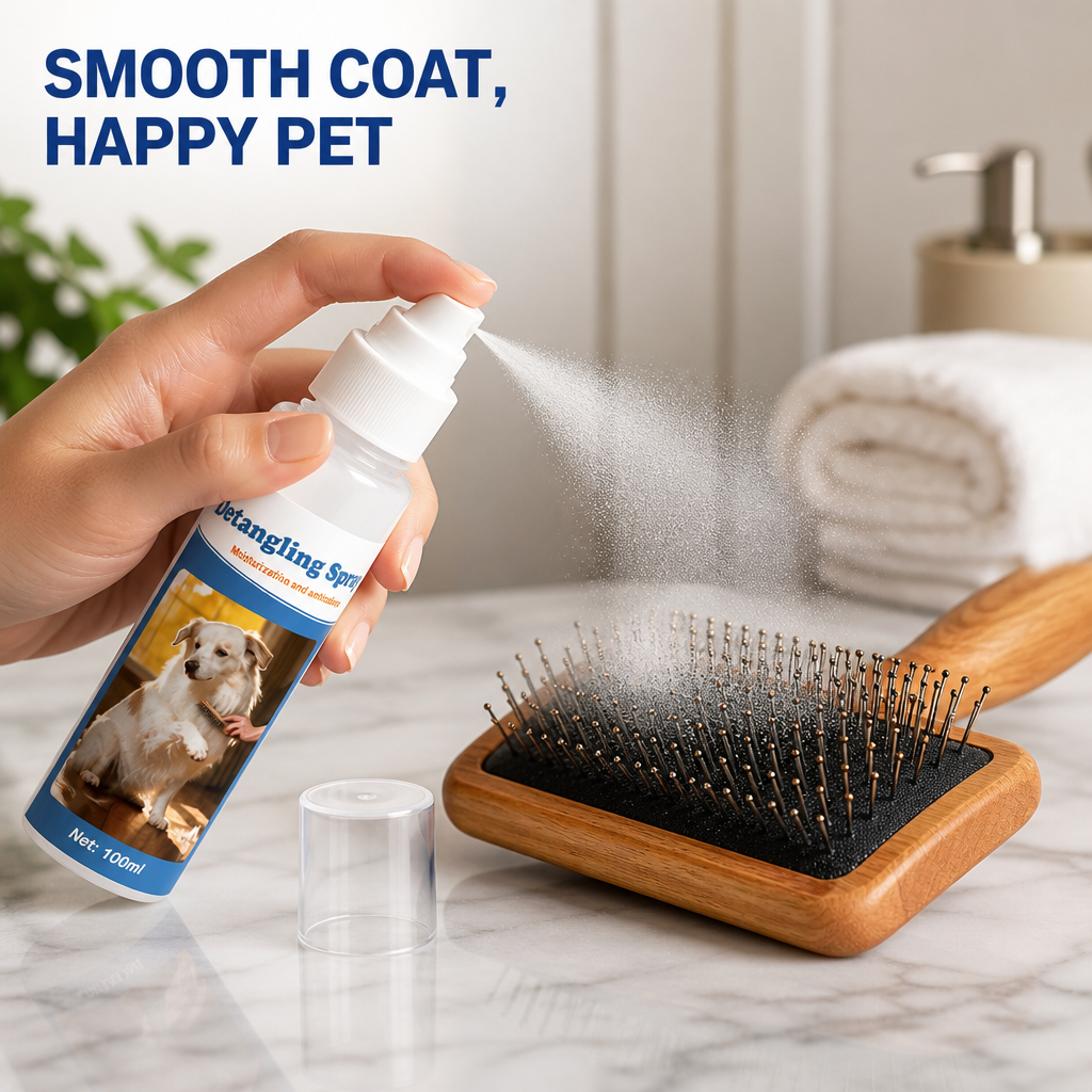 Pet Hair Detangling and Grooming Spray