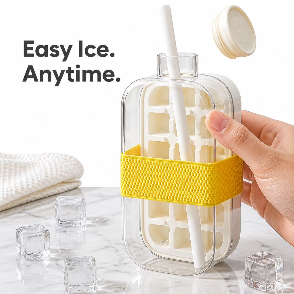 Ice Cube Water Bottle