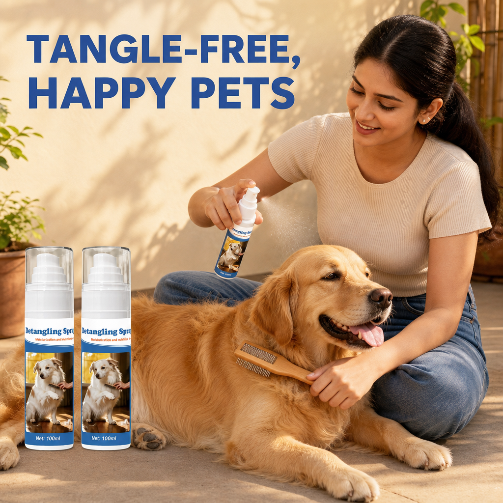 Pet Hair Detangling and Grooming Spray