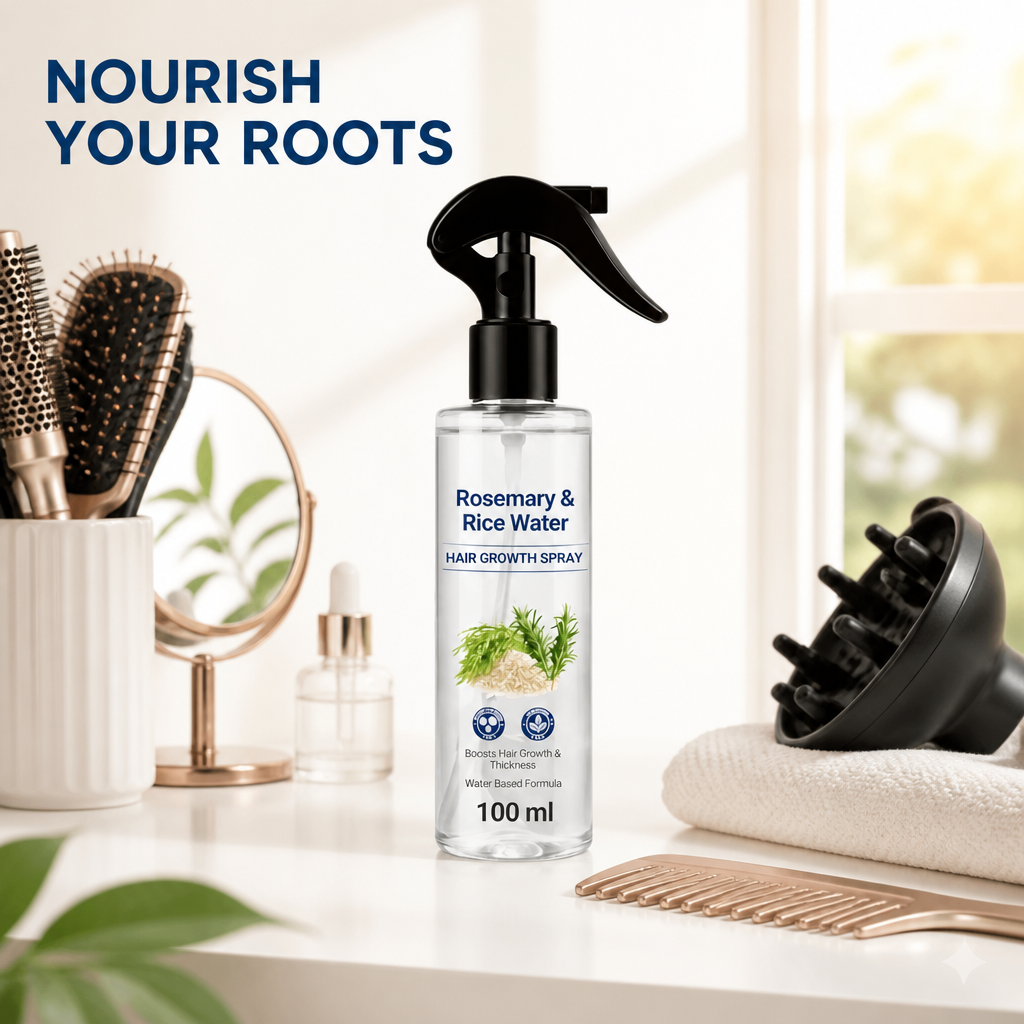 Rosemary & Rice Water Hair Spray