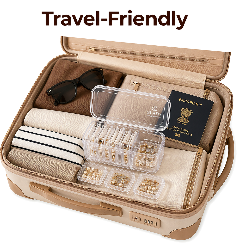 Clear Jewelry Organizer Box