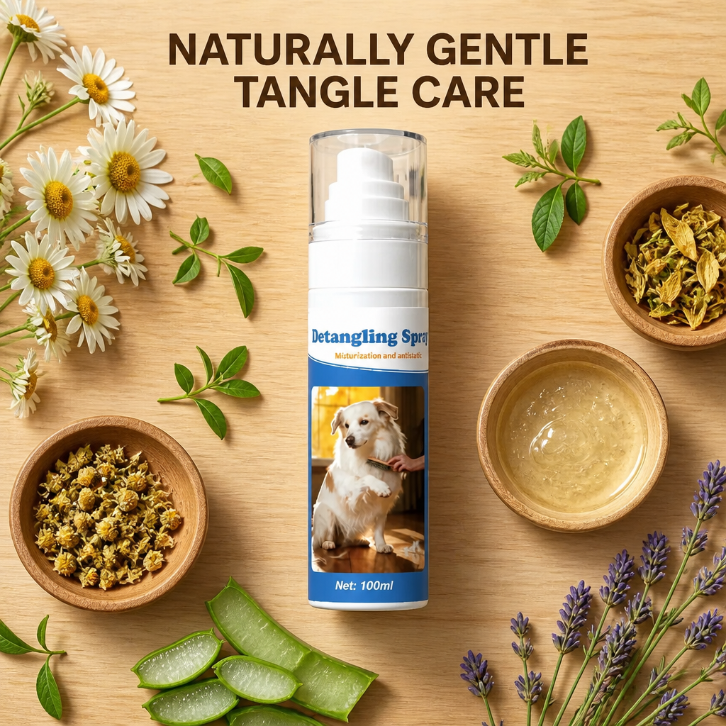 Pet Hair Detangling and Grooming Spray