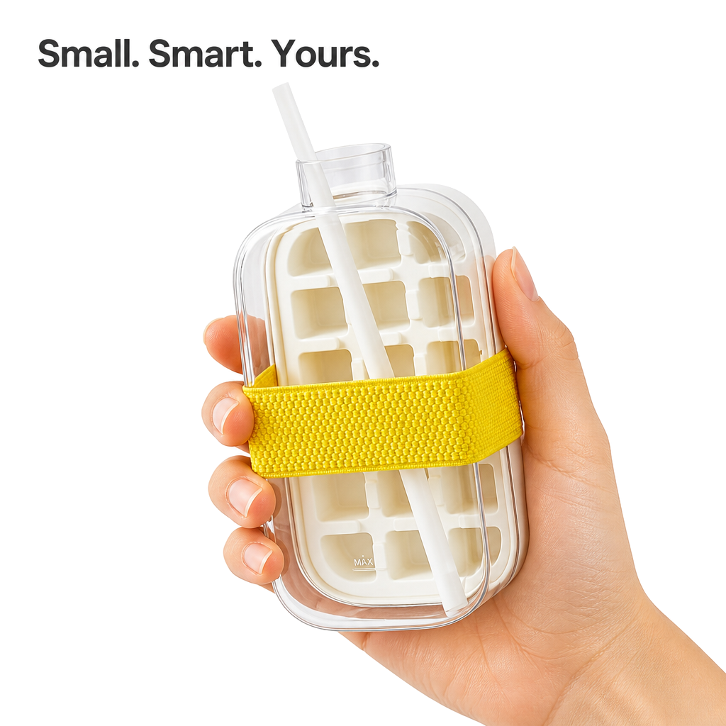Ice Cube Water Bottle