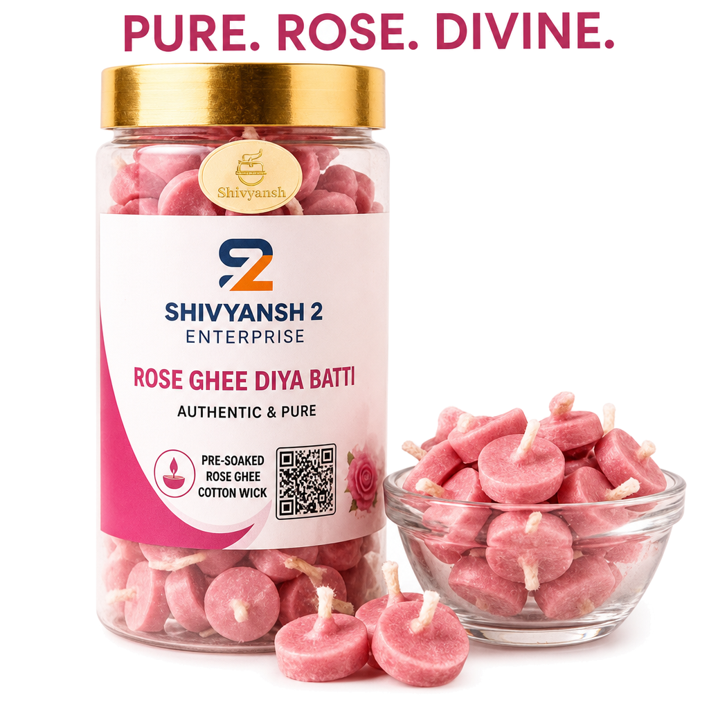 Rose Ghee Diya Batti