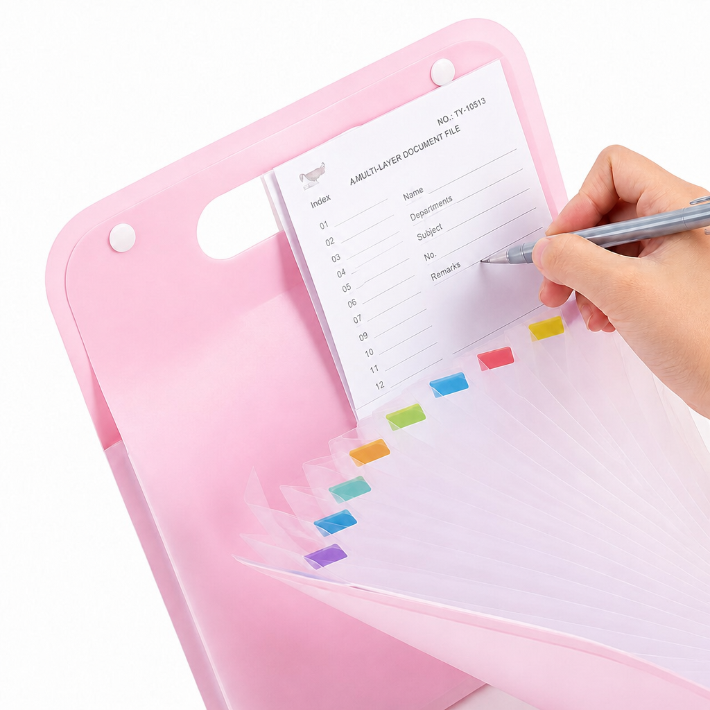 A4 Expandable Document File Folder Organizer