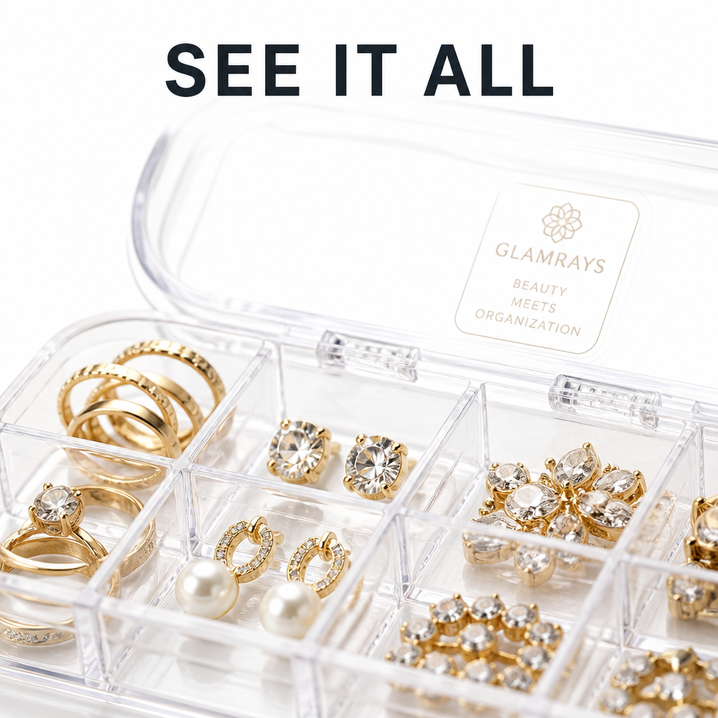 Clear Jewelry Organizer Box