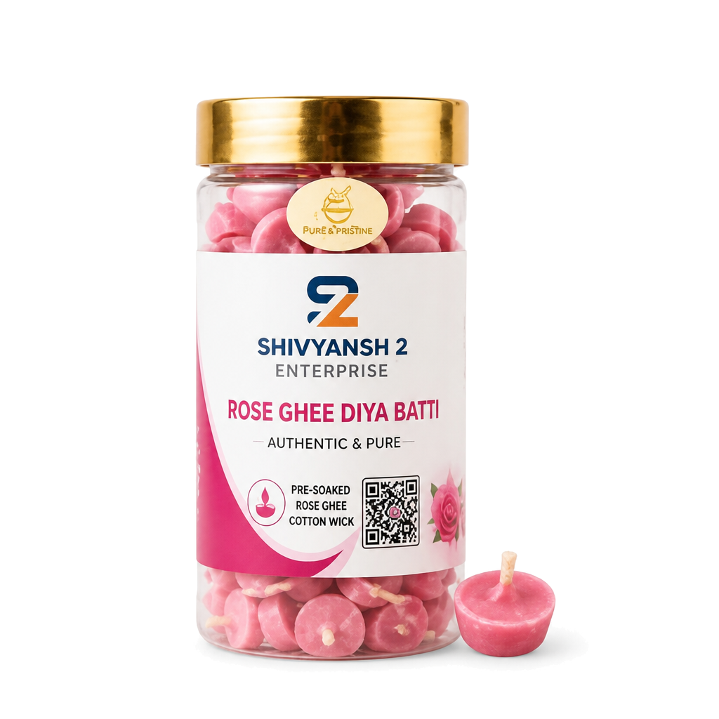 Rose Ghee Diya Batti