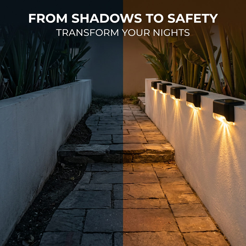 Solar-Powered Deck Light(4 Pcs)