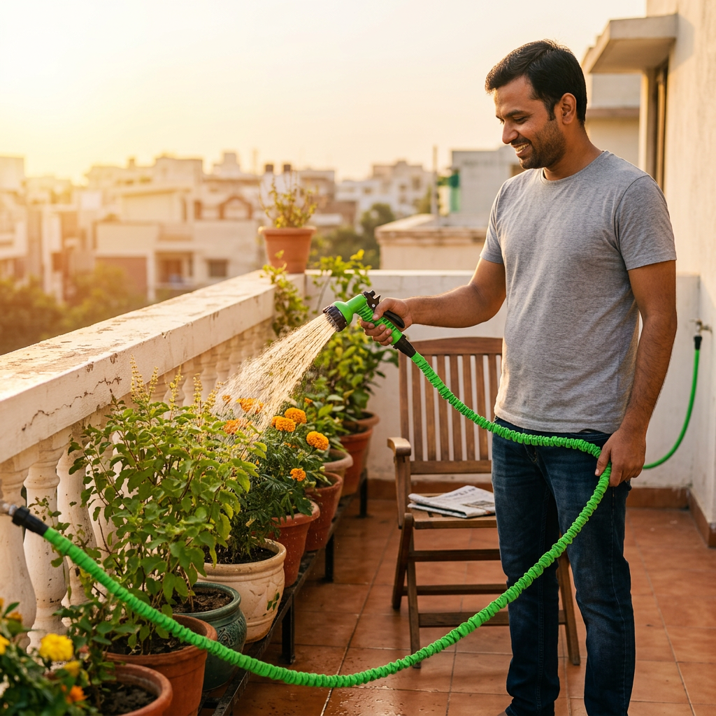 Expandable Hose Magic Pipe  With Spray Gun(25 Ft)