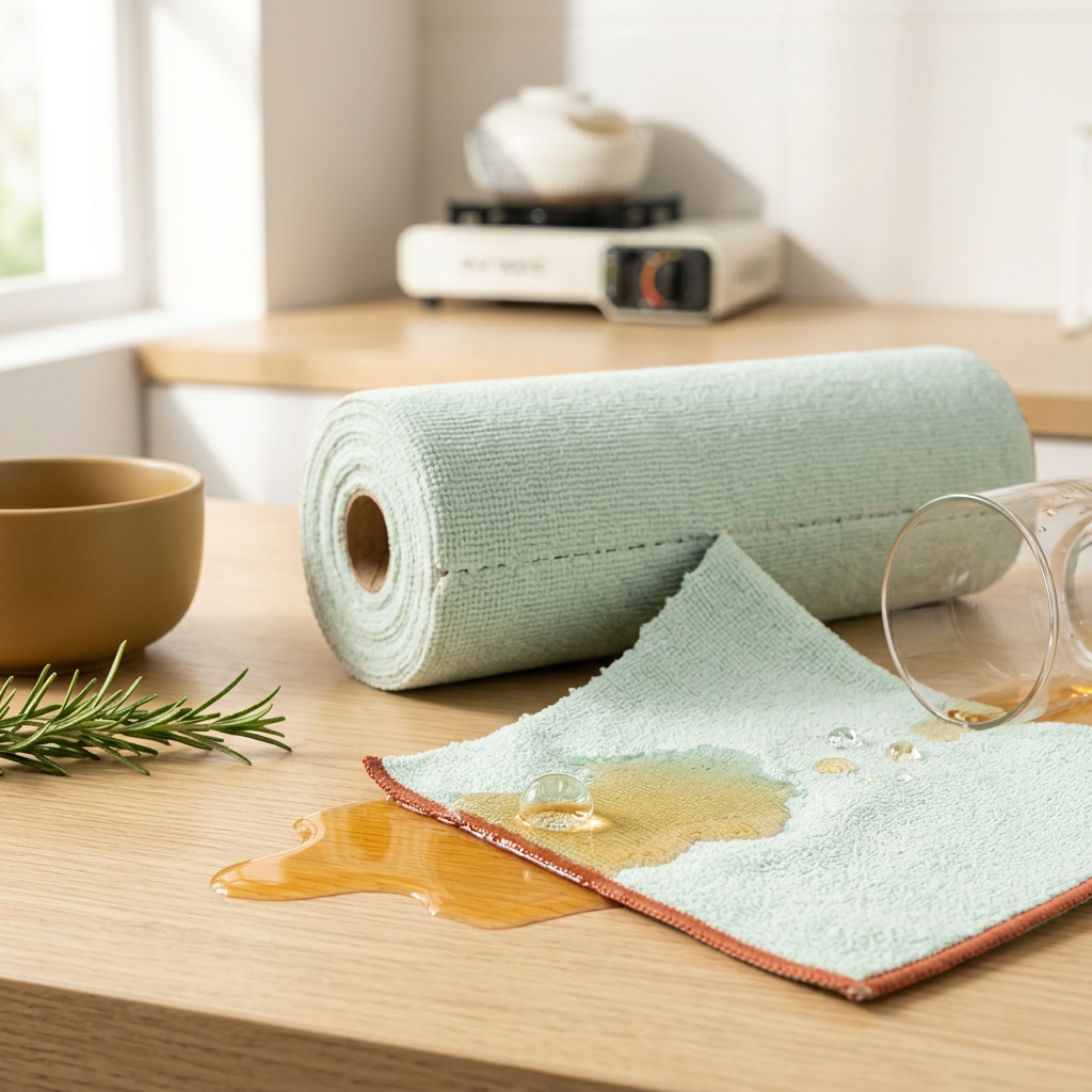 Microfiber Cleaning Cloth Roll
