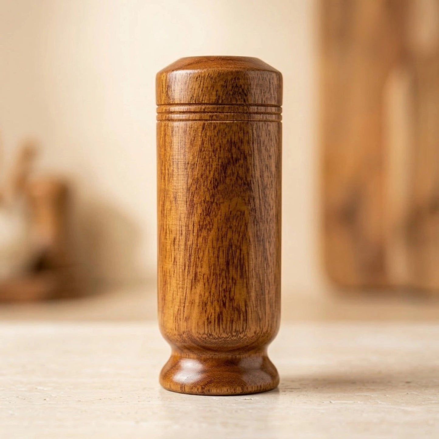 Sugar Balance Wooden Water Glass